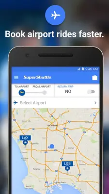 SuperShuttle android App screenshot 3